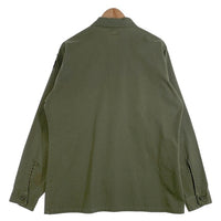 70's U.S.ARMY 米陸軍 OG-507 ユーティリティシャツ オリーブ 77年会計 Size L 相当 福生店