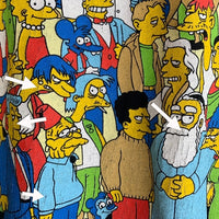 00's The Simpsons シンプソンズ プリントTシャツ ブラック DELTA 2007 Size L 福生店