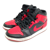 NIKE ナイキ 554724-074 Air Jordan 1 Mid Bred エア ジョーダン 1 ミッド スニーカー レッド size26.5cm 瑞穂店