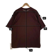 ATON エイトン SUVIN 60/2 PERFECT S/S T-SHIRT スビンコットン パーフェクト Tシャツ バーガンディ 7062247 Size 48 福生店