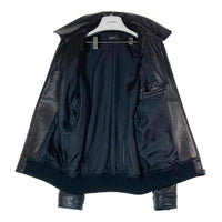 A.P.C. アーペーセー MOTO BLOUSON モト ブルゾン シープレザー シングル ライダースジャケット ブラック size- 瑞穂店