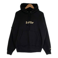 SAPEur サプール ロッドマンプリント プルオーバースウェットパーカー ブラック Size M 福生店