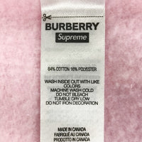 SUPREME シュプリーム × BURBERRY バーバリー 22SS Box Logo Hooded Sweatshirt スウェットパーカー ピンク Size XL 福生店