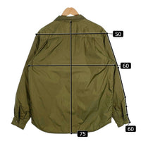 SUPREME シュプリーム 22AW Nylon Filled Shirts ナイロン キルティング シャツ 中綿 オリーブ Size M 福生店