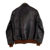 The Real McCOY'S リアルマッコイズ A-2 レザーフライトジャケット ホースハイド シールブラウン ホイッスル付 McCOY CLOTHING Size 40 福生店