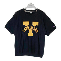 CHAMPION チャンピオン ハーフスリーブクルーネック スウェットシャツ リバースウィーブ ブラック sizeS 瑞穂店