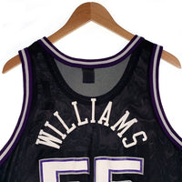 Champion チャンピオン Sacramento Kings サクラメント キングス Jason Williams ジェイソン ウイリアムス タンクトップ ブラック パープル メキシコ製 SIze L 福生店