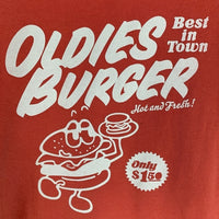BURNS OUTFITTERS バーンズ アウトフィッターズ Cozun PT PULL PARKA OLDIES BURGER コズン プルパーカー オールディーズ バーガー フーディー ピンク BR-24394 Size XL 福生店