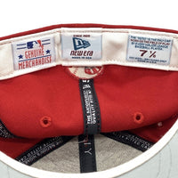90's New Era ニューエラ MLB ニューヨーク・ヤンキース 59FIFTY ベースボールキャップ レッド 注音符号 USA製 Size 7 1/8 (56.8cm) 福生店