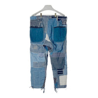 JUNYA WATANABE COMME des GARCONS MAN ジュンヤワタナベ コムデギャルソンマン WO-P009 AD2014 インディゴ 和柄 パッチワーク イージーパンツ インディゴ sizeS 瑞穂店