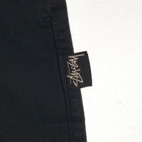 80-90's STUSSY ステューシー ビーチパンツ プレーン イージー ブラック USA製 黒タグ Size S 福生店