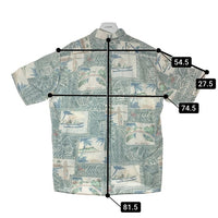 Reyn Spooner レインスプーナー MELE KALIKIMAKA メレ・カリキマカ アロハシャツ アイボリー size- 瑞穂店