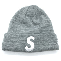 SUPREME シュプリーム 23AW New Era ニューエラ S Logo Beanie Sロゴ ビーニーキャップ グレー 福生店
