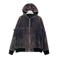 Carhartt カーハート ベロア ジップアップパーカー ブラウン size- 瑞穂店