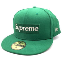 SUPREME シュプリーム 20SS SIM Metalic Box Logo New Era メタリックボックスロゴ ニューエラ ベースボールキャップ 59FIFTY グリーン Size 8 (63.5cm) 福生店