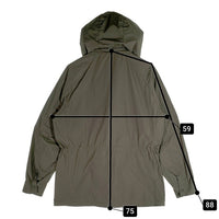 LACOSTE ラコステ ハイネック 4ポケット サファリジャケット ナイロンパーカー オリーブ BH443E-52G Size US M/L 福生店
