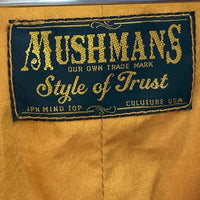 MASHMANS マッシュマンズ ELECTRIC LEATHER STUDIO HORSE HIDE ホースハイド レザーベスト 馬革 日本製 ベスト ジレ ブラック size38 瑞穂店
