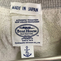 BOAT HOUSE ボートハウス ジョイマーク デザインVネック トレーナー スウェット グレー Size5 瑞穂店