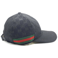 Gucci グッチ GGキャンバス シェリーライン ベースボールキャップ ブラック 13364840150 Size M (58cm) 福生店