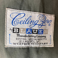 US ARMY アメリカ軍 AG274 Ceiling Zero by BLAUER SCOVILLジップ コットンジャケット カーキ size42S 瑞穂店