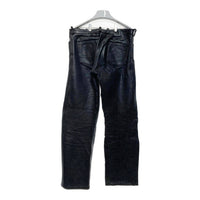 BRANDED GARMENTS ブランデッドガーメンツ レザーパンツ ストレート ブラック Size 34 瑞穂店
