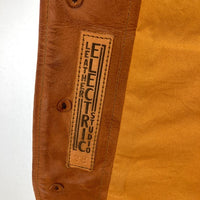 MASHMANS マッシュマンズ ELECTRIC LEATHER STUDIO HORSE HIDE ホースハイド レザーベスト 馬革 日本製 ベスト ジレ ベージュ size38 瑞穂店