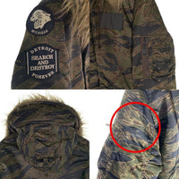 HYSTERIC GLAMOUR ヒステリックグラマー タイガーカモ N-3B フライトジャケット プリマロフト 4AC-0291 Size S 福生店