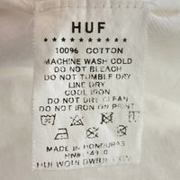 HUF ハフ バックプリントTシャツ ホワイト sizeXL 瑞穂店