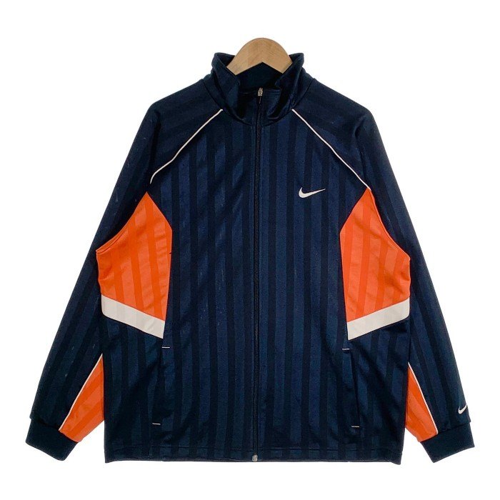 NIKE ナイキ ジップアップ トラックジャケット ネイビー オレンジ ジャージ 520451-458 Size XXL 福生店