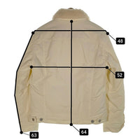 MAISON KITSUNE メゾンキツネ Corduroy Trucker Jacket コーデュロイ トラッカージャケット ボア クリーム KML-1553-B Size L 福生店