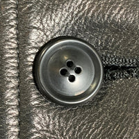 M エム used wash leather car coat ユーズドウォッシュ レザーカーコート ジャケット 中綿 ブラック M-JK-07 Size F 福生店