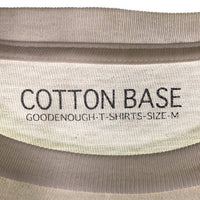 00's GOODENOUGH グッドイナフ 2009 裾ボーダープリント Tシャツ COTTON BASE ホワイト Size M 福生店