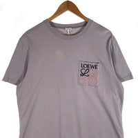 LOEWE ロエベ アナグラム 刺繡ロゴ ポケットTシャツ グレー H526Y22X99 Size M 福生店
