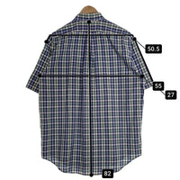 Ralph Lauren ラルフローレン BLAIRE ボタンダウン 半袖チェックシャツ ブルー Size M 福生店