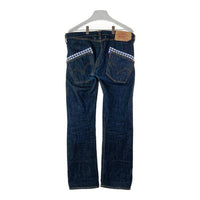 JUNYA WATANABE COMME des GARCONS MAN ジュンヤワタナベ コムデギャルソンマン Levi's リーバイス WZ-P801 AD2009 ギンガムチェック 505 デニムパンツ インディゴ sizeM 瑞穂店