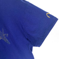 EVISU エヴィス 刺繍 半袖 Tシャツ ネイビー Size 40 福生店