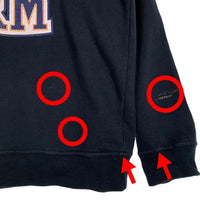 PHAT FARM ファットファーム クルーネックスウェットトレーナー プリント ネイビー Size XL 福生店