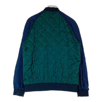 ZARA ザラ サテンスカジャン リバーシブル ネイビーxグリーン sizeS 瑞穂店