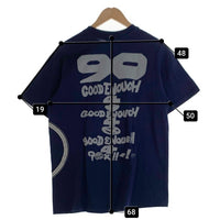 90's GOODENOUGH グッドイナフ サークルG 半袖 Tシャツ ネイビー Size L 福生店