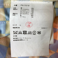 COMME des GARCONS HOMME PLUS コムデギャルソンオムプリュス PA-T019 AD2017 Disco期 異素材切替 Tシャツ ブルー sizeM 瑞穂店