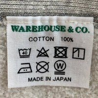 WAREHOUSE ウエアハウス Lot484 HOMESTEAD リバースウィーブ スウェットパーカー グレー Size M 福生店