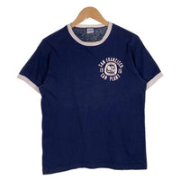 70's Champion チャンピオン SAN FRANCISCO CAN PLANT リンガーTシャツ ネイビー バータグ Size L 福生店