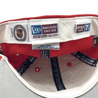 90's New Era ニューエラ NHL ニュージャージー・デビルス 59FIFTY ベースボールキャップ レッド ウール USA製 Size 7 1/8 (56.8cm) 福生店