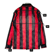 Lotto ロット ACミラン 93-94 ホーム 長袖 ユニフォーム ブラックxレッド size- 瑞穂店