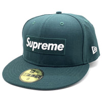 SUPREME シュプリーム 20AW World Famous Box Logo New Era ワールドフェイマス ボックスロゴ ニューエラ ベースボールキャップ 59FIFTY ダークグリーン Size 8 (63.5cm) 福生店