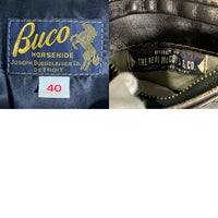 Buco ブコ J-100 ホースハイド シングルライダースジャケット ブラック リアルマッコイズ Size 40 福生店