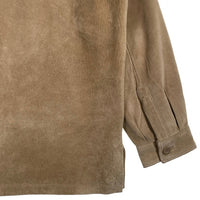 ST.JOHN’S BAY セントジョンズベイ スウェードレザ-シャツ ベージュ Size L 福生店