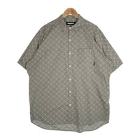 NEIGHBORHOOD ネイバーフッド 22SS モノグラム ショートスリーブシャツ グレー 221TSNH-SHM07 Size XL 福生店