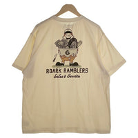 ROARK ロアーク REVIVAL "RAMBLERS" S/S TEE プリントTシャツ ナチュラル Size L 福生店