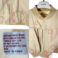 ARNOLD PALMER アーノルドパーマー 韓国製 カップショルダー ダービージャケット ベージュ sizeL 瑞穂店